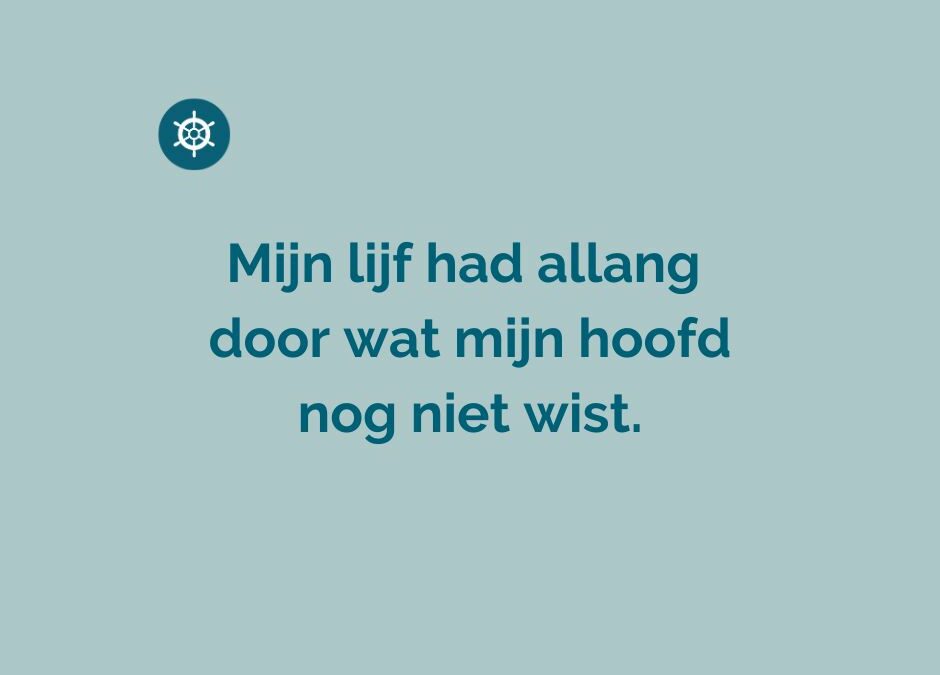 Je onderbuikgevoel