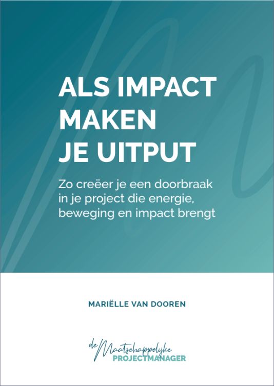 Als-impact-maken-je-uitput Voorpagina e-book 'gedoe in je project'